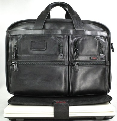 Tumi Alpha 96141Dh Leather Exp Pc Briefs Extra Large Limited