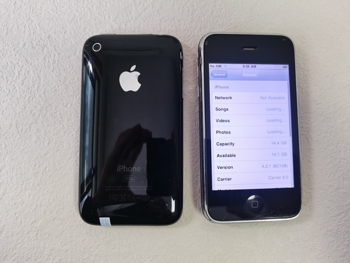 Original Apple iPhone 2nd 3G -8/16GB - Black /white (Unlocked