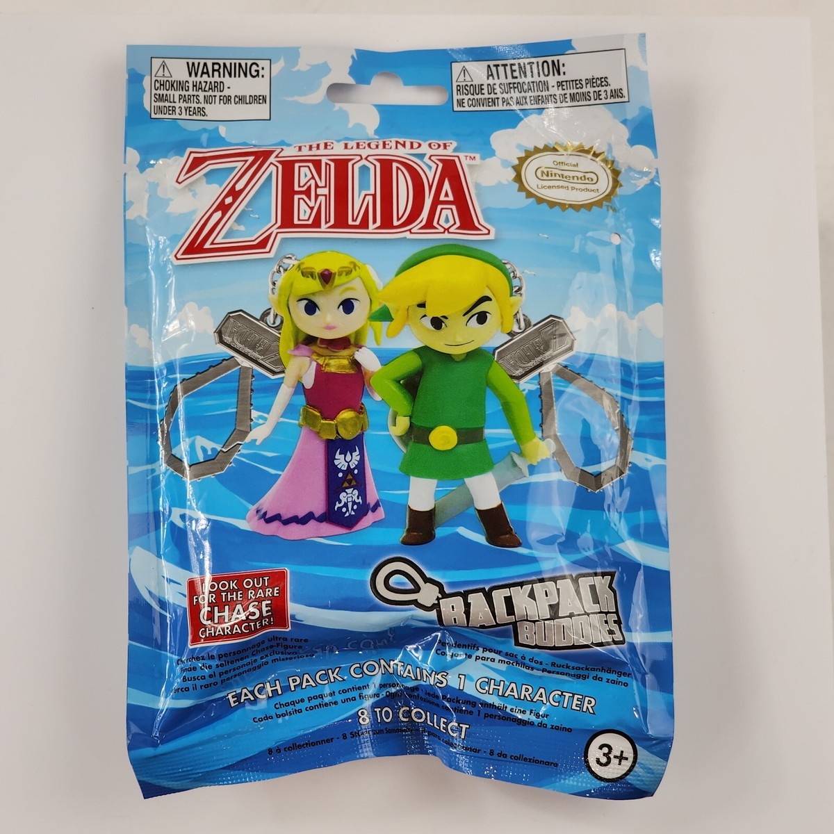 Nintendo Legend Of Zelda Wind Waker Backpack Buddies Keychain Clip