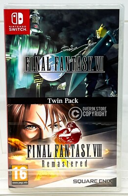 Final Fantasy 7 VII & 8 VIII Twin Pack - Nintendo Switch - New