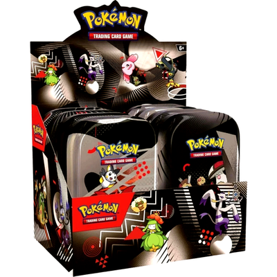 Pokemon TCG SV10.5 Black Bolt & White Flare Unova Mini Tin Display