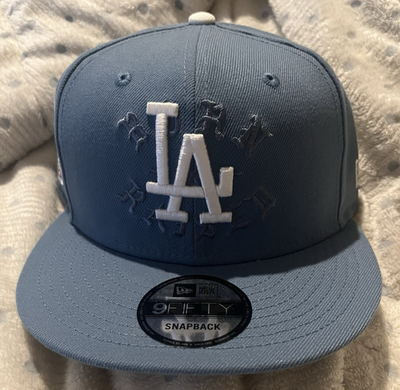 NEW ERA BORN X RAISED LA DODGERS 2024 WORLD SERIES SNAPBACK Slate