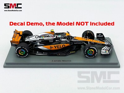 Decal for 1:43 Spark Chrome Special Livery Mclaren F1 MCL60