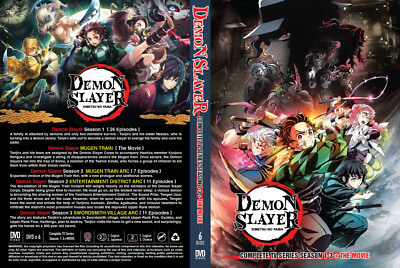 ENGLISH DUBBED Demon Slayer: Kimetsu No Yaiba Season 1-3 Vol.1