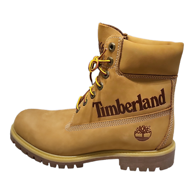 Timberland 6 Inch Premium LOGO Boots Wheat New | eBay