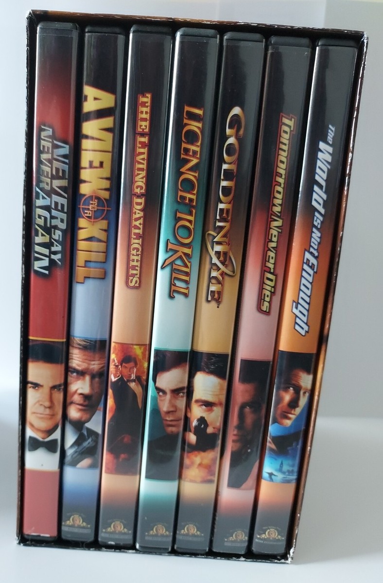 The James Bond Collection - Special Edition Dvd 3 Box Gift Set 007