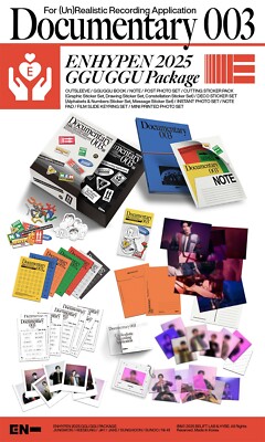 ENHYPEN 2025 GGU GGU PACKAGE/Book+Note+21Photo+37Sticker+Key Ring+