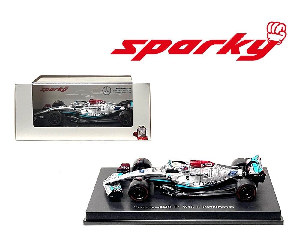 Sparky 1:64 Mercedes-AMG Petronas F1 W13 E Performance #63 2022