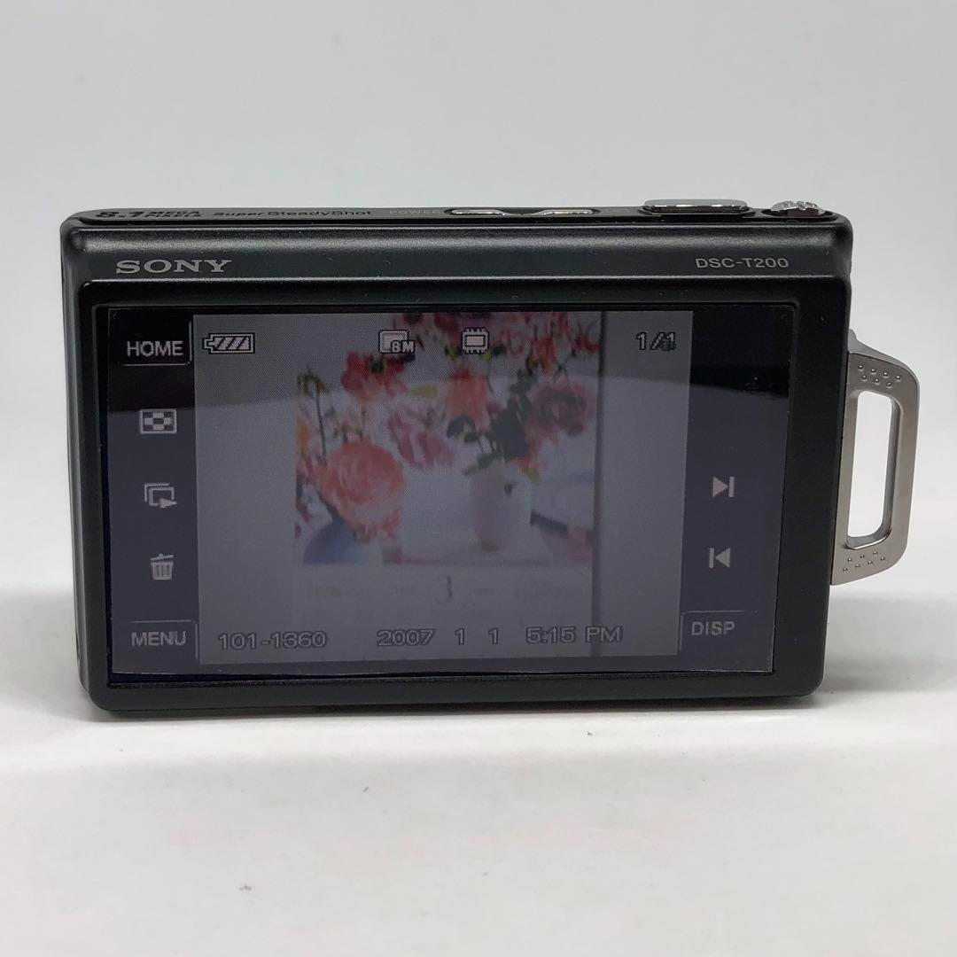 Sony Cyber-shot DSC-T200 8.1MP Digital Camera | 5.0x Optical Zoom