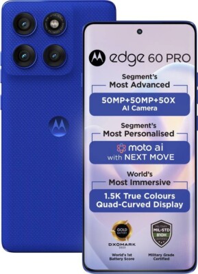 Motorola Edge 60 Pro DUAL-SIM 256GB ROM + 12GB RAM Global Version