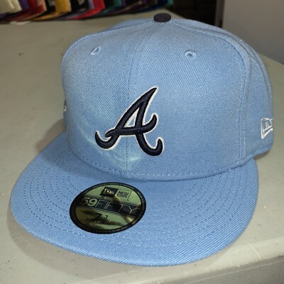 Migos Offset x Atlanta Braves New Era 59FIFTY Fitted - Baby Blue 7