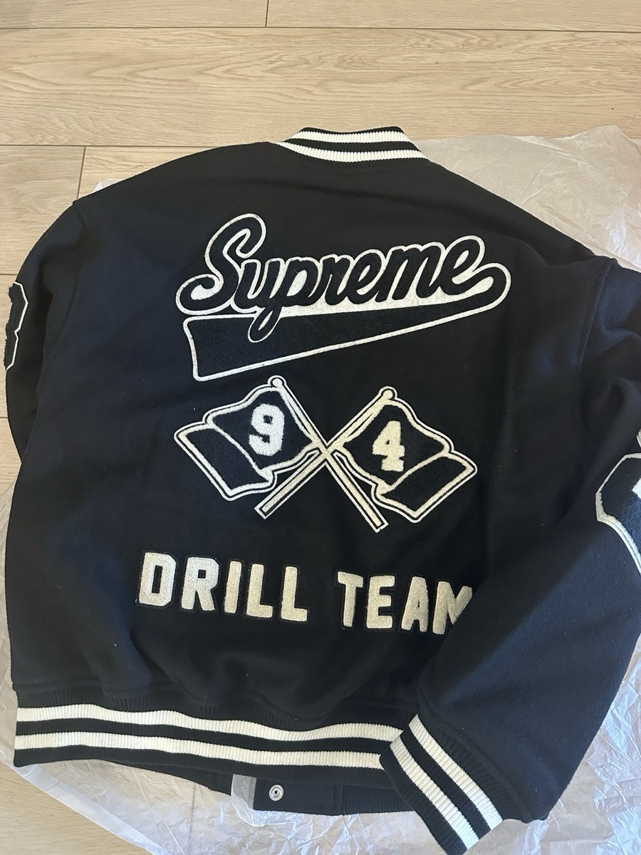New Supreme Drill Team Varsity Jacket Mens XL | eBay