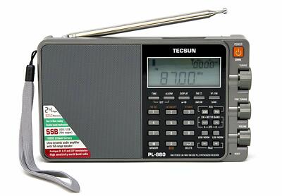 Used Tecsun PL880 PLL Dual Conversion AM FM Shortwave Portable