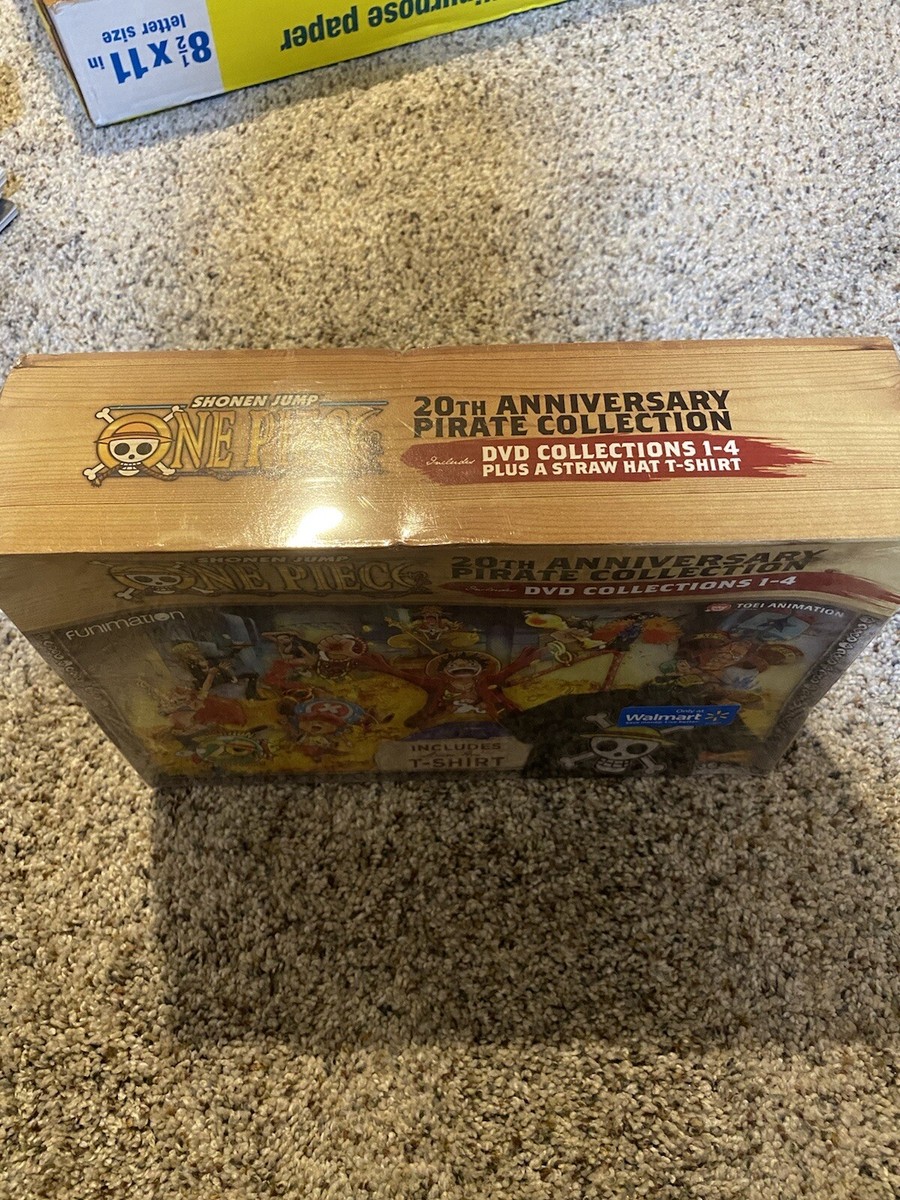 One Piece 20th Anniversary Pirate Collection DVD Box Set Walmart