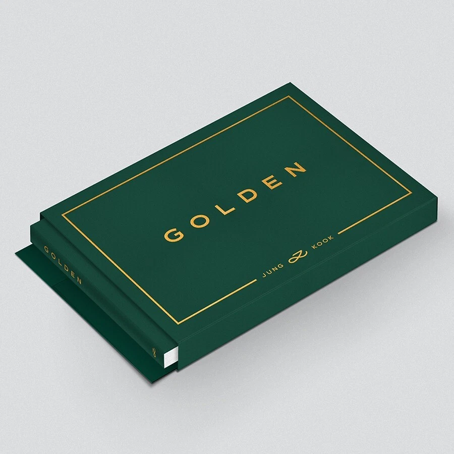 BTS JUNGKOOK [GOLDEN] Album WEVERSE Ver/QR Card+Photo Book+Post