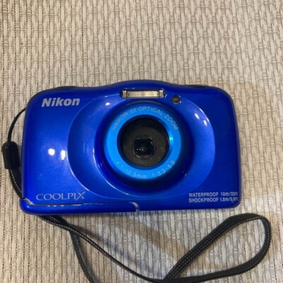 Nikon COOLPIX W150 Waterproof Digital Camera bule color 16 MP | eBay