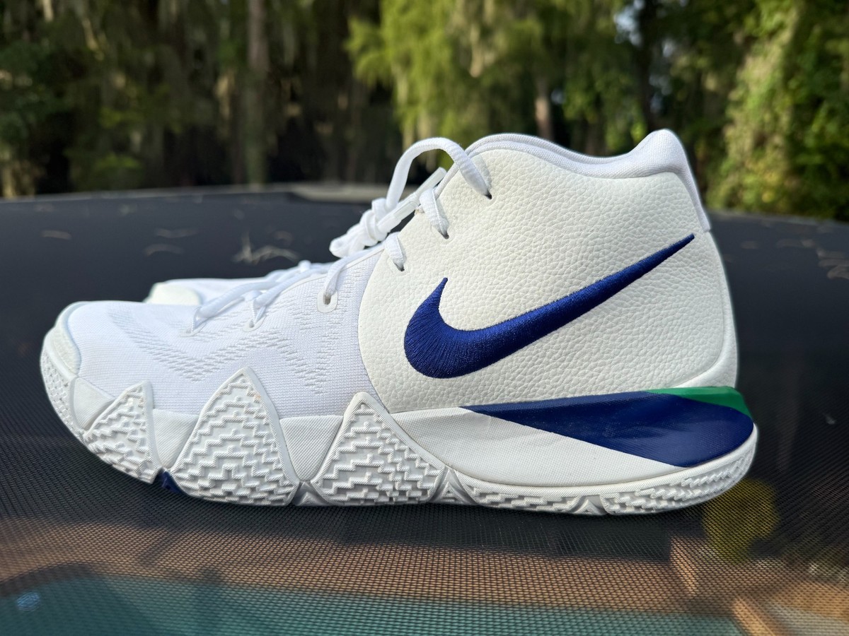 New Nike Kyrie 4 White Deep Royal Blue Size 11 (943806-103) | eBay