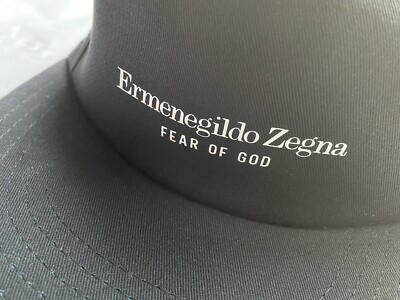 NEW* Fear Of God x Ermenegildo Zegna Black Cap FOG | eBay UK