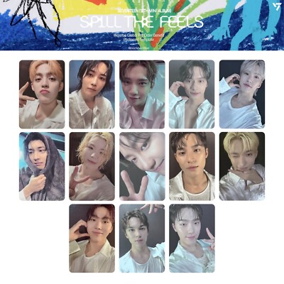 SEVENTEEN 12th mini album SPILL THE FEELS pob Photocard photobook