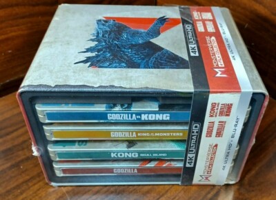 MONSTERVERSE 4-Film Collection 4K Steelbook- NEW-Free Box Shipping