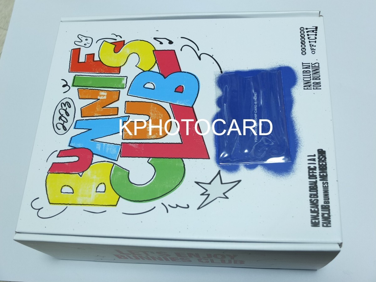 NewJeans Official Bunnies Club Fan Club Membership Kit + Tracking