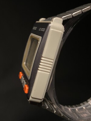 SEIKO Vintage UC-2000 UW01-0010 Digital QZ 1983 Rare watch Working