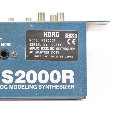Korg MS2000R Analog Modeling Synthesizer Rackmount Module with