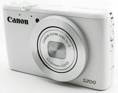 Canon PowerShot S200 compact digital camera *white *made in Japan