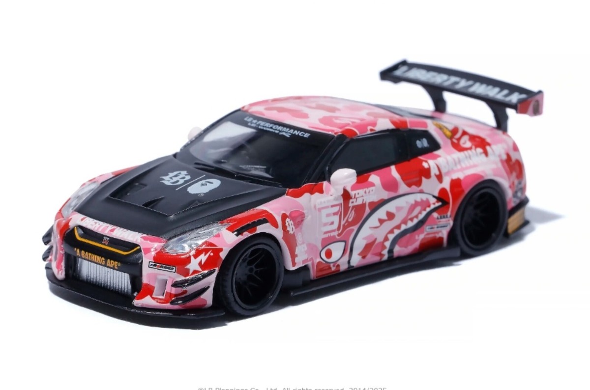 BAPE x LBWK NISSAN 1/64 4PCS SET &MCLARREN 720S MINI GT＆FD RX7 1