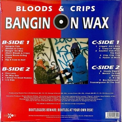 BLOODS & CRIPS *Bangin On Wax* RSD Limited Ed. RED & BLUE 2xLP