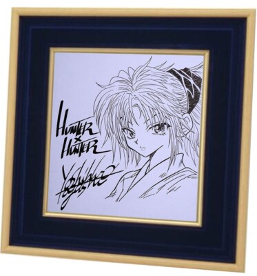 Yoshihiro Togashi autographed colored paper Hunter x Hunter Machi