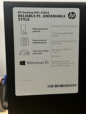 HP Desktop AMD Ryzen 5 3400G | eBay