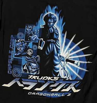 Dragon Ball Z Medium M Future Trunks Long Sleeve T-Shirt DBZ 2002