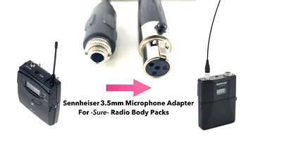 Sennheiser Lavalier Microphone Adapter To Shure 4-Pin/TA4F/,QLXD1