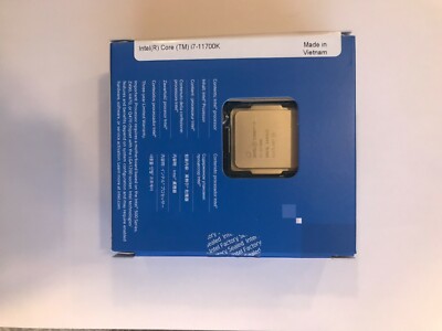 Intel Core i7-11700K Processor (5 GHz, 8 Cores, Socket FCLGA1200
