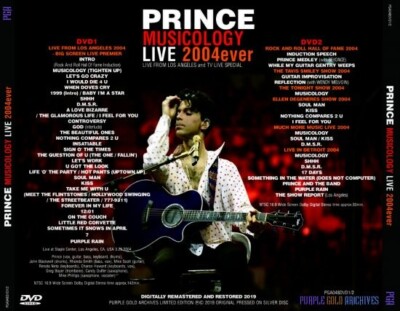 PRINCE / MUSICOLOGY LIVE 2004ever NEW REMASTER WIDE SCREEN (2DVD