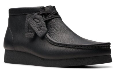 Clarks Wallabee Evo Bt (26179710) Black Leather | eBay