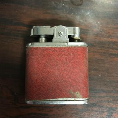 VINTAGE 1960S PAC CHROME RED LEATHER CIGARETTE LIGHTER | eBay