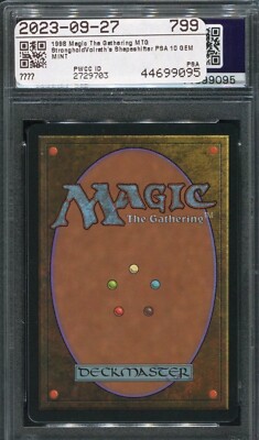 Volrath's Shapeshifter Stronghold Gem Mint MTG PSA 10 BGS Magic