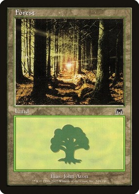 Forest (349) Onslaught NM Basic Land MAGIC THE GATHERING MTG CARD