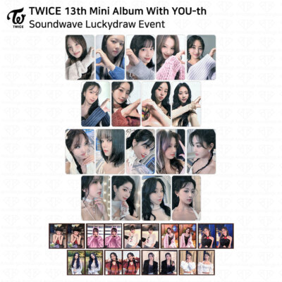 TWICE 13th Mini Album With YOU-th Soundwave Luckydraw Photocard