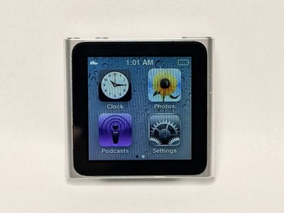 Apple iPod Nano 6th Generation 8GB A1366 MC525LL Silver | eBay