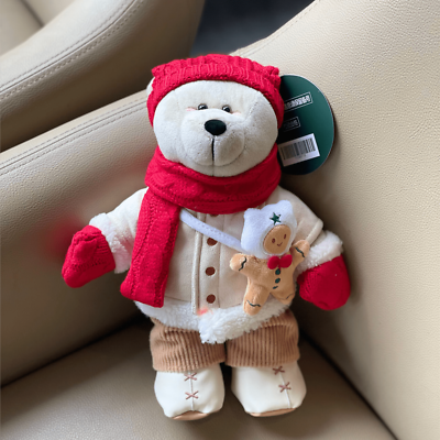Authentic with tag Starbucks China 2022 Christmas Holidays Bear