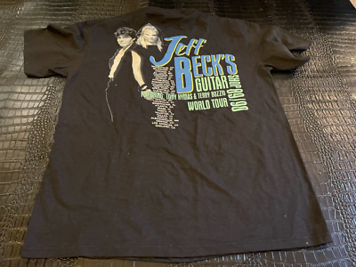 1989 Jeff Beck Guitar Shop Concert T-Shirt - Size Large - Great