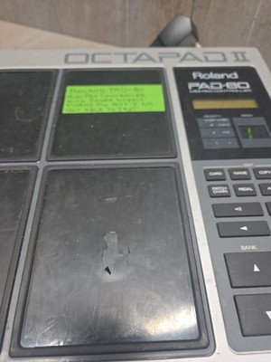 Roland Octapad II PAD 80 MIDI Pad Controller (Turns On Not Fully