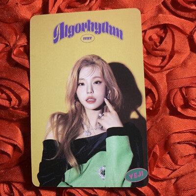 Yeji ITZY Algorhythm Edition Celeb K-POP Girl Photo Card Glam