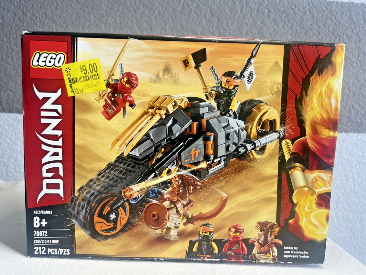 LEGO NINJAGO: Cole's Dirt Bike (70672) New In Box 673419299015| eBay