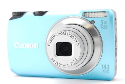 Canon PowerShot A3200 IS 14.1MP Digital Point & Shoot Camera Blue