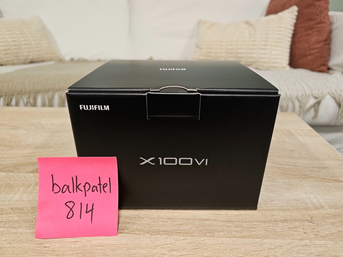 BRAND NEW Fujifilm X100VI Camera BLACK - MADE IN JAPAN ✓ TRUSTED