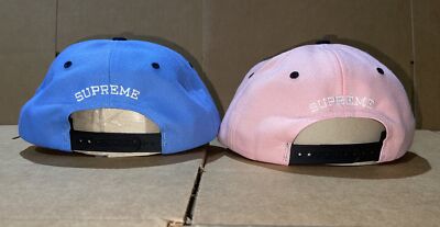 Supreme Pledge Allegiance 6-Panel Cap Black Pink Navy F/W 17 | eBay